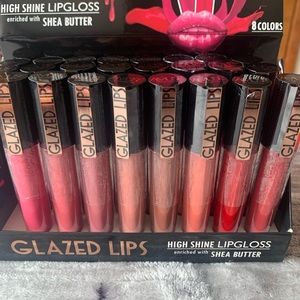 Glazed lipstick set of 8 colors